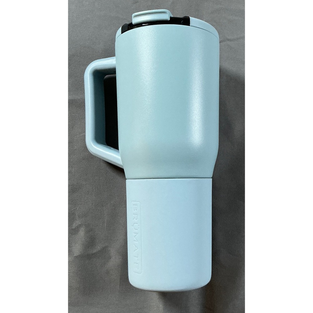 BruMate Muv 35oz Insulated Coffee Mug Mist Blue Travel Tumbler DWMV35MIT - Picture 4 of 7